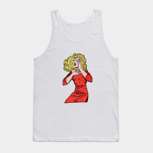 Soon me? Sad girl for suffering an injustice. Tank Top